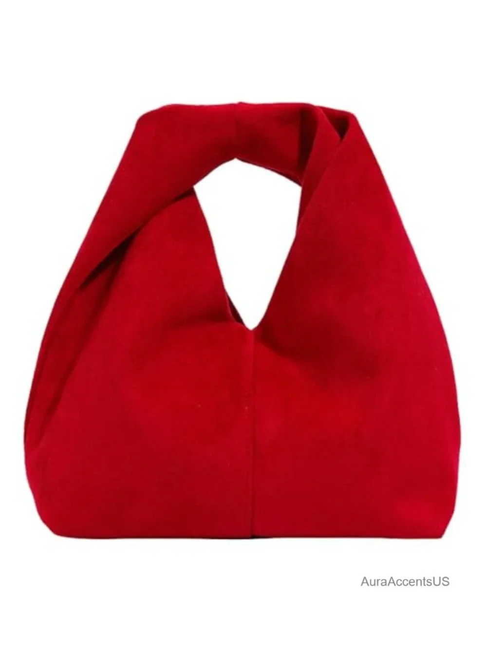 Slouchy Suede Tote Bag Women Crossbody Shoulder Purse Pleated Hobo Handbag